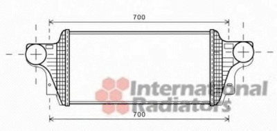 VAN WEZEL 30004549 -  Интеркулер